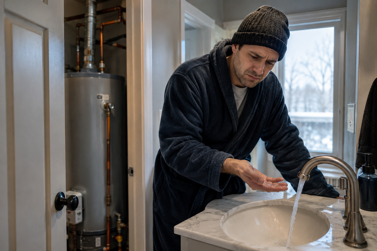 No Hot Water but the Heater Is On; Here's What's Going Wrong