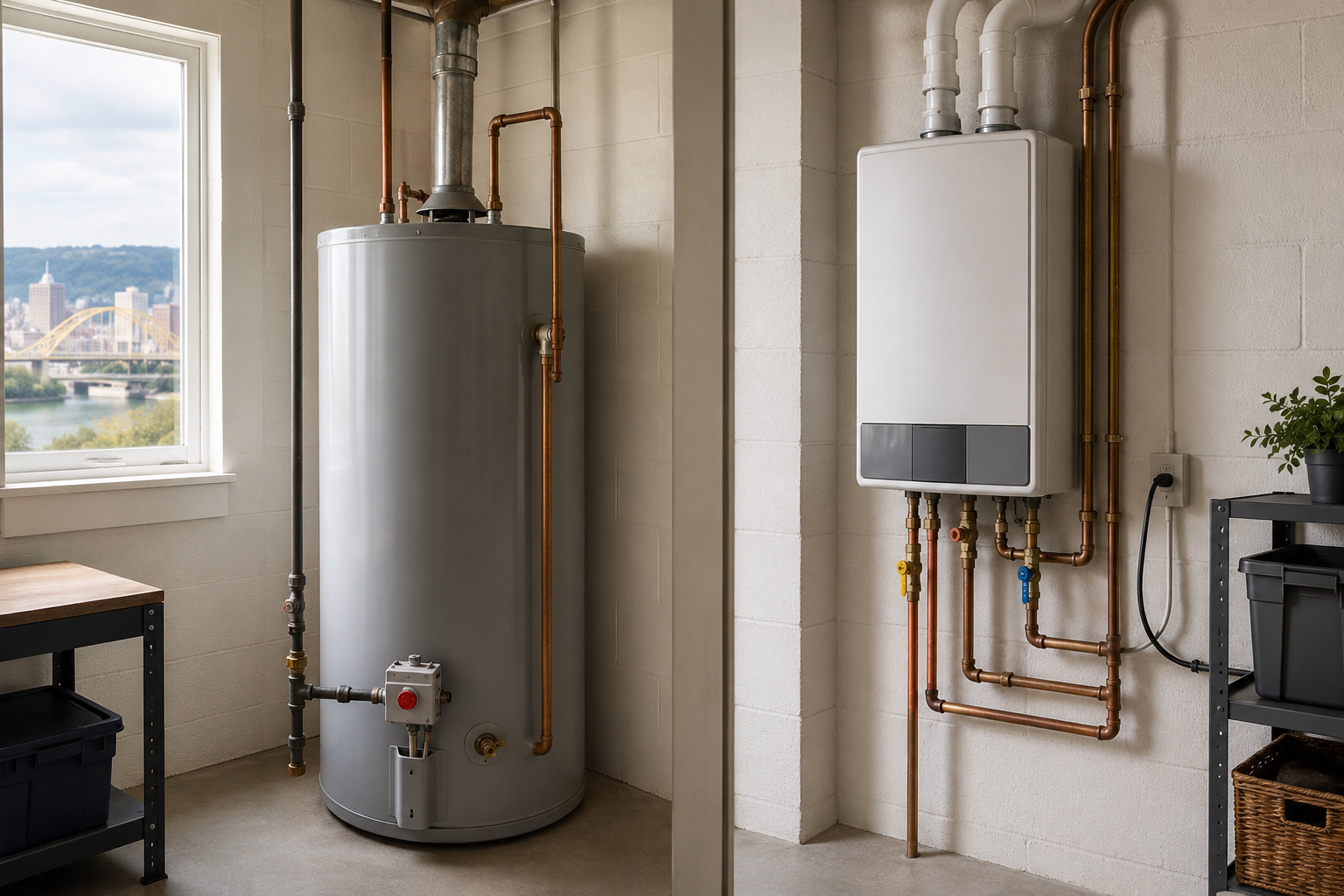 Tankless vs Tank Water Heater Which Is Better for Your Pittsburgh Home